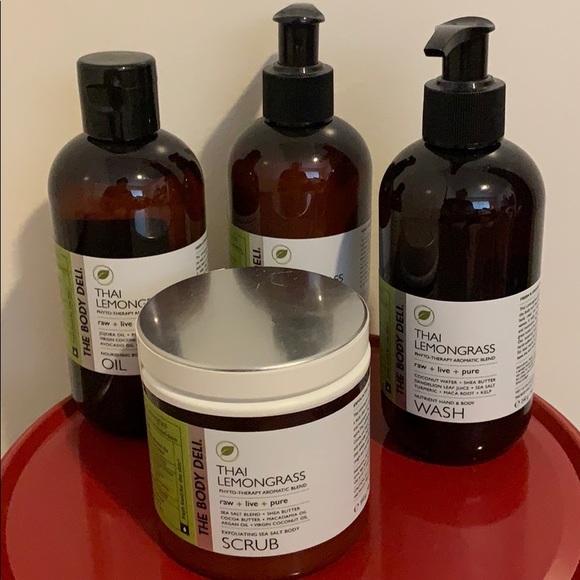 The Body Deli Other - The Body Deli Facial Set Raw Live Pure Lemon Grass